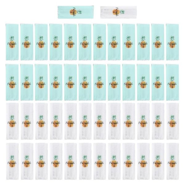 

50pcs pineapple crisp packaging bag baking cake biscuit candy gift wrap