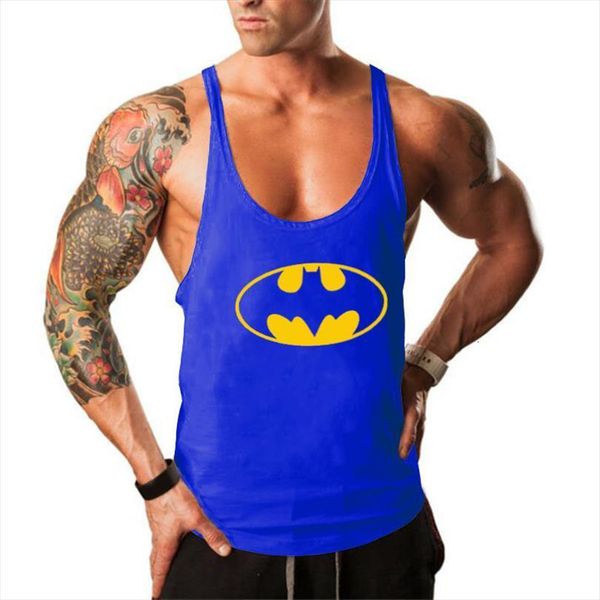 

brand casual mens bodybuilding fitness vest men gym tank clothing muscle singlets fashion workout sleeveless sports shirt, White;black