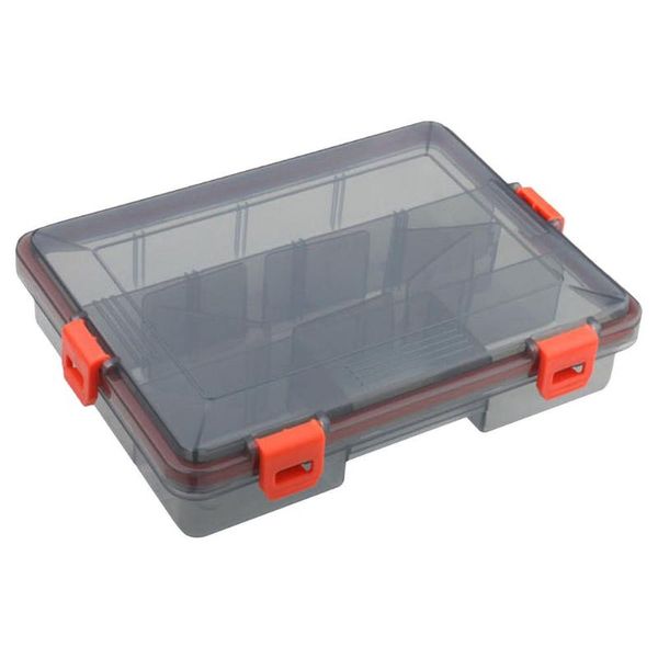 

fishing accessories box lure tackles compartment transparent bait storage supplies
