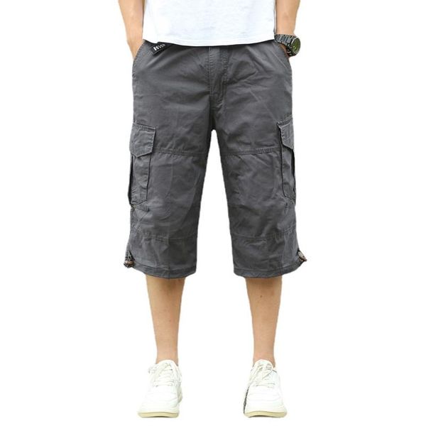 

men's shorts oversized cargo men casual gym streetwear cotton mens, White;black