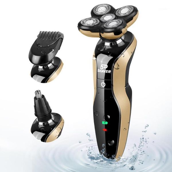 

men portable rechargeable electric shaver appliances 100-240v 6h adapter 60min ipx7 3w 50/60hz razor1