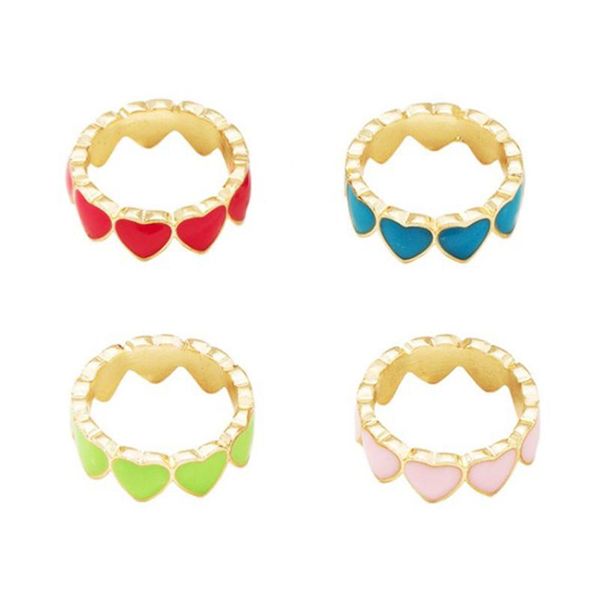 

wedding rings heart ring spring fine lucky jewelry for women gift, Slivery;golden