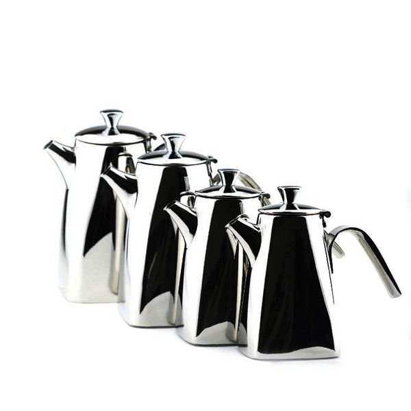 

coffee pots pour over kettle for or tea, stainless steel double walled portable pot