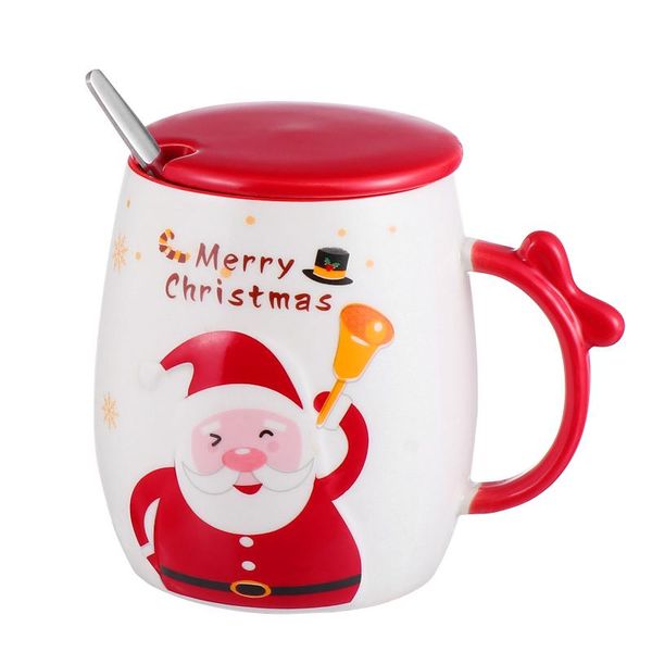 

mugs 1 pc christmas santa clause pattern water coffee container adorable mug cup