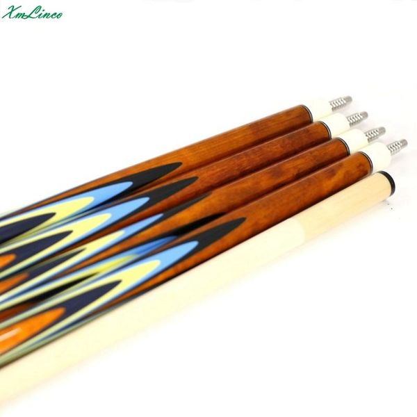 

cueelf 142cm 12mm 520 530g canada hard maple rainbow design1/2 split decal carom billiard cue stick cues