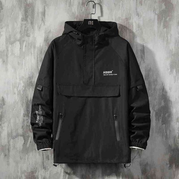 

men's jackets 2021 men streetwear and coats hip hop harajuku windbreaker overcoat mens clothing x593, Black;brown