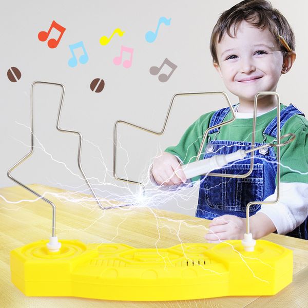 

Collision Electric Shock Toys For Children Adult Education Electric Touch Maze Game Kids Focus Training Playset Novelty Gags Toy