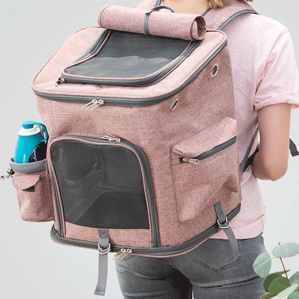 

dog car seat covers breathable pet cat bag comfortable and portable outdoor wear-resistant durable foldable shoulder backpack
