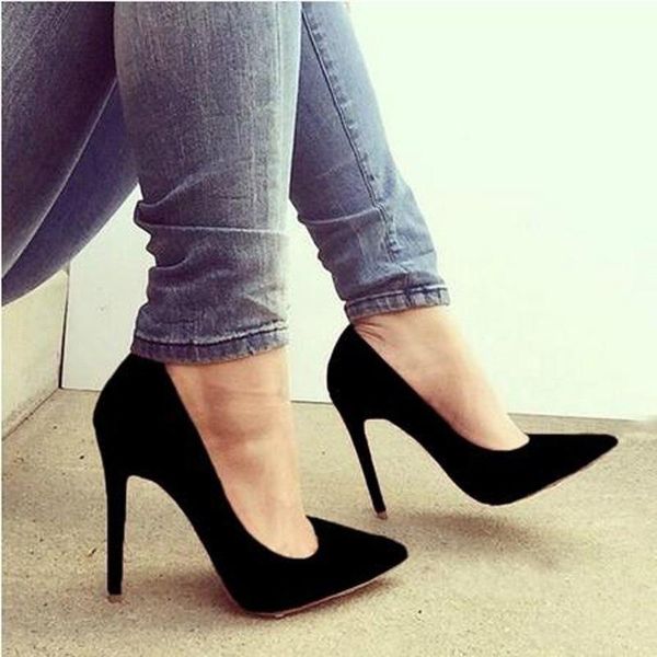 

women high heels stiletto pumps pointed toe ladies bride wedding shoes woman black zapatos mujer dress