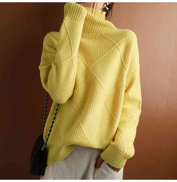 

women's sweaters jersey double winter thick turtleneck high cashmere jumper female long casual sleeve sweater s87d, White;black