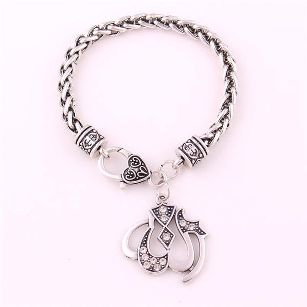 

charm bracelets women men bracelet strange design geometric pendant good amulet choose wheat link chain zinc alloy drop, Golden;silver