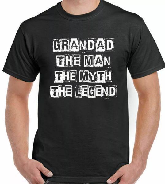 

grandpa t-shirt the man myth legend man funny dad day birthday 60th, White;black