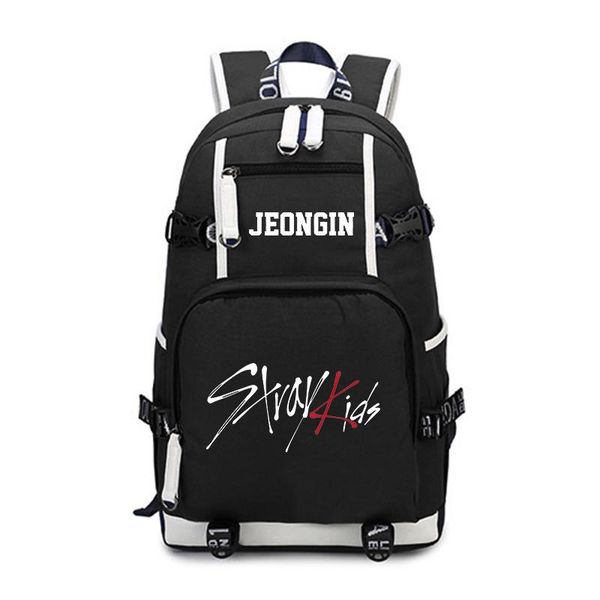 

backpack mochila kpop stray kids women lapfashion school bags for teenage girls boys travel casual rucksack