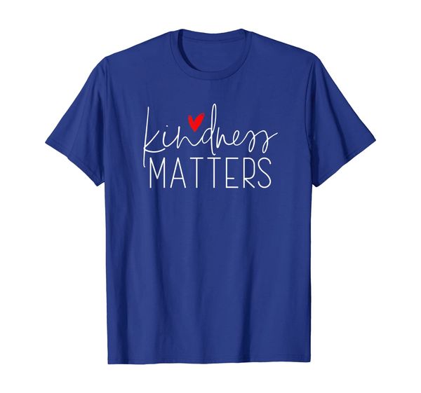 

kindness matters inclusion parenting education gift t-shirt, White;black