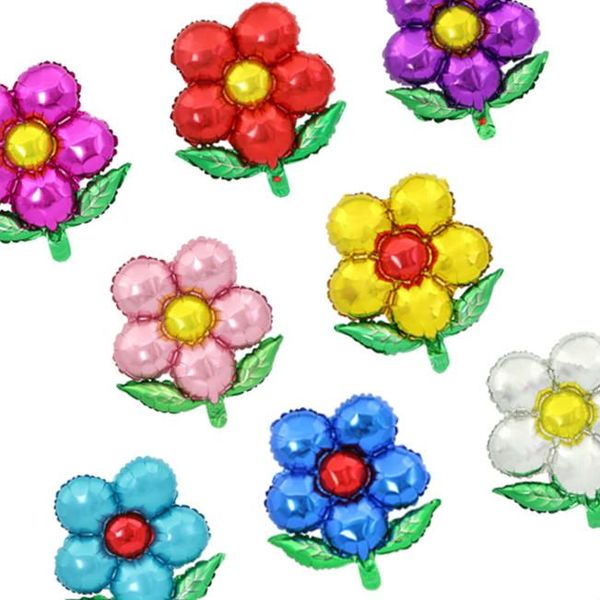 

party decoration 2021 green leaf flower foil ballons birthday decorations kids wedding balloon babyshower balloons
