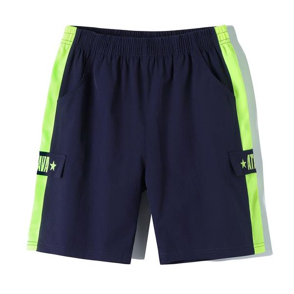 

quick-drying sports children shorts kids boys casual run teenager pants breathable clothing, Black