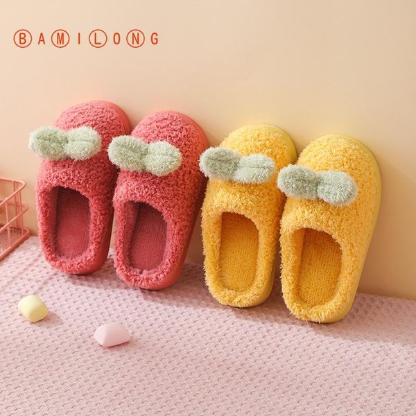 

slipper bamilong kids cotton slippers winter girls cartoon boys indoor warm floor shoes non-slip home s392, Black;grey