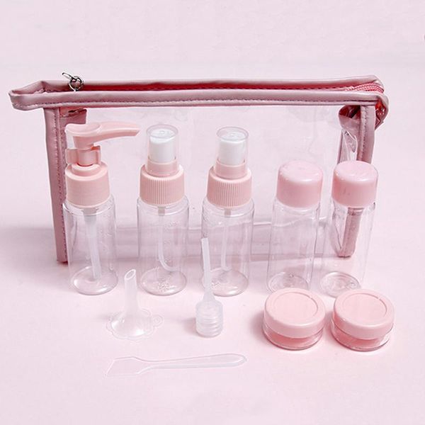 

storage bottles & jars portable transparent plastic empty spray bottle products cosmetics toiletries vacuum travel