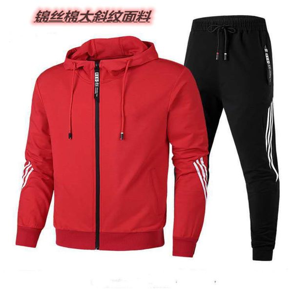 

spring and leisure sweater sports suit autumn men's wear, Gray