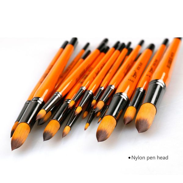 

Single piece independent Packing Art Watercolor Powder Round head two-tone Nylon Brush Sketch Multi-purpose Professional Paint, 0 00 000 0000