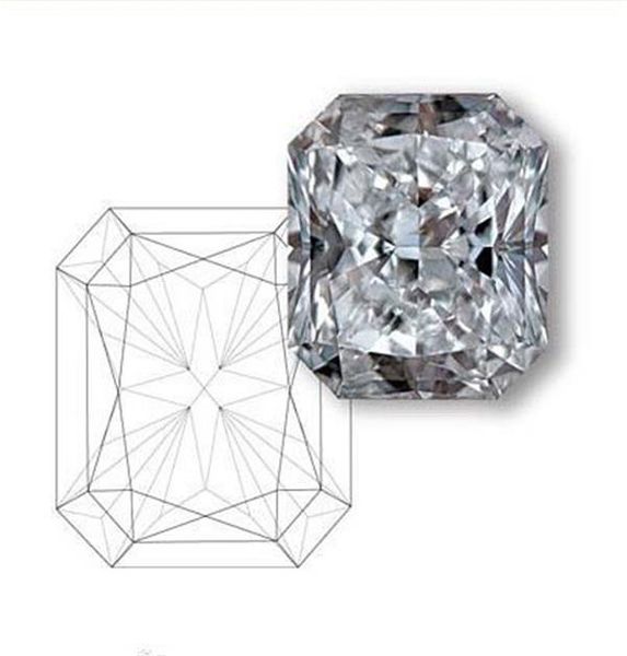 

1.95 carat cut cornered rectangular modified brilliant d-gem.com lab grown diamond with igi certitificate #478102513 .verified on official i, Black