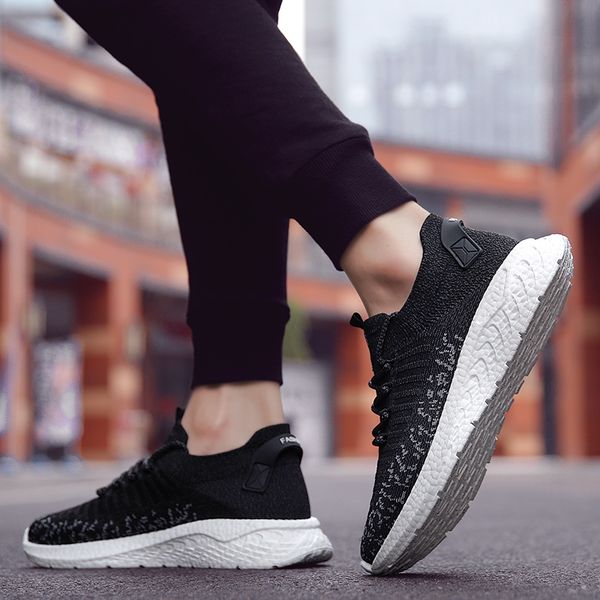 

fashion big size 46 womens mens running shoes gray blue black white outdoor jogging sports trainers sneakers code: lx33-0810