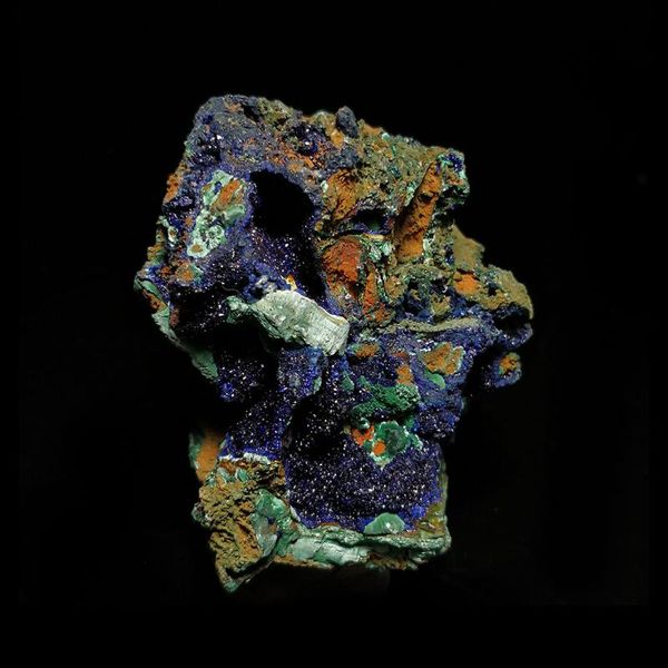 

269g a6-4sun natural stone malachite azurite mineral crystal specimen home decoration from anhui province china decorative objects & figurin