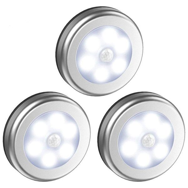 

motion sensor led cabinet light kitchen bedroom magnetic closet wireless sencer corridor stair night lamp
