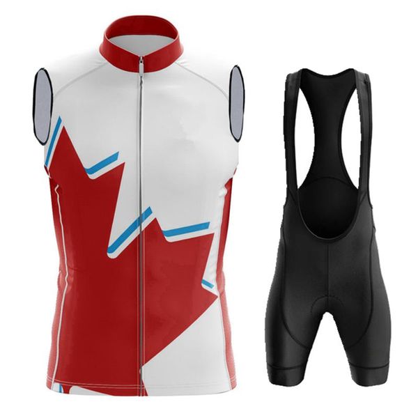 

racing sets 2021 pro team summer cycling jersey clothing bicycle vest mtb bike downhill breathable quick dry shirt men sleeveless set, Black;blue