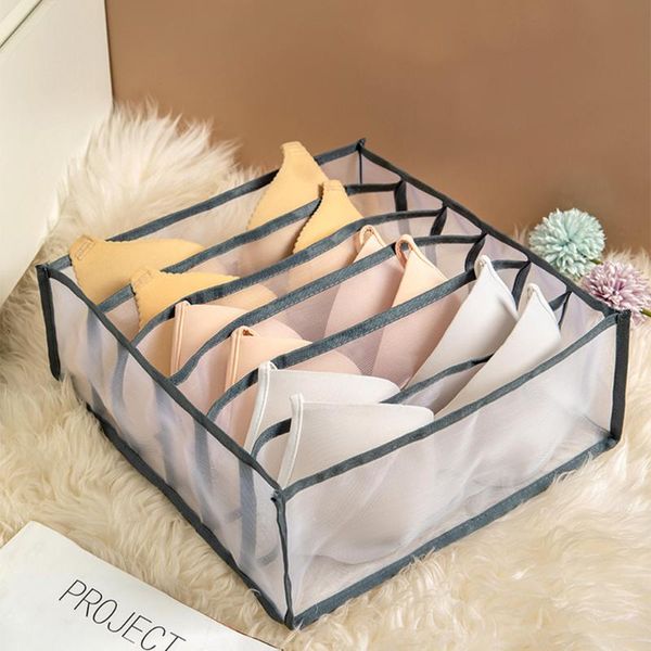 

storage drawers underwear bra socks panties box cabinet wardrobe drawer organizer divider save space case 6/ 7 /11 cells
