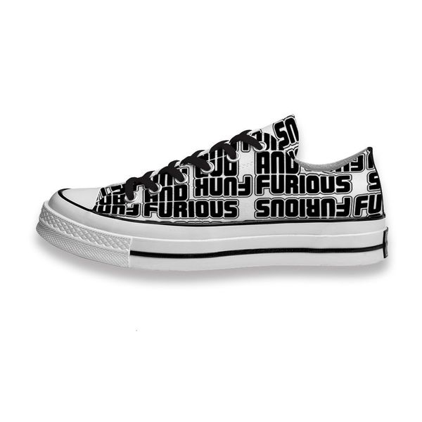 

custom printed sho music band logo funk and furious sneakers low mens womens skateboard sport footwear diy trainers canvas casual