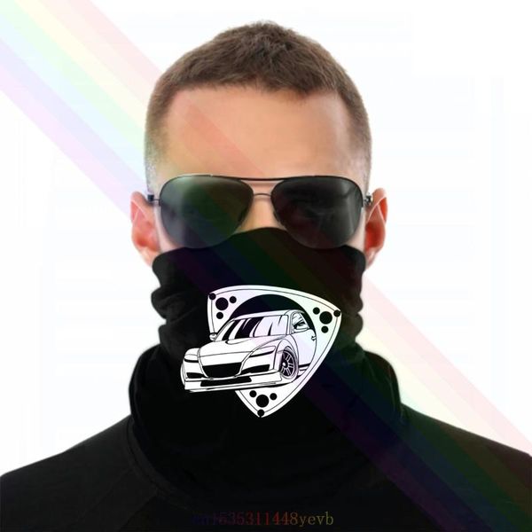 

scarves mazda rx-8 renesis logo classic black headband scarf bandana neck warmer unisex, Blue;gray