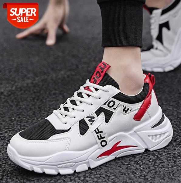 

breathable sneakers men men's shoes thick-soled old running travel #bq5l