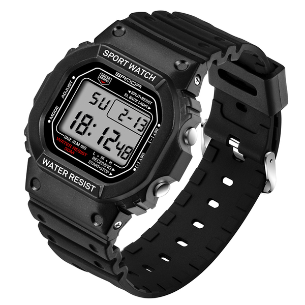 

wristwatches 2021 digital men's sports 50m waterproof luminous multifunction electronic watches fashion week month led watch 329, Slivery;brown