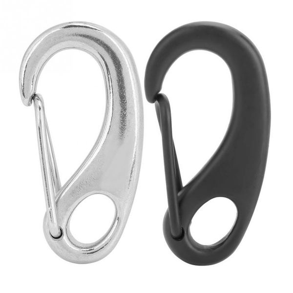 

pool & accessories 50/70mm scuba diving snap hook clip egg quick link carabiner stainless steel belt safety swim snorkelling accessory