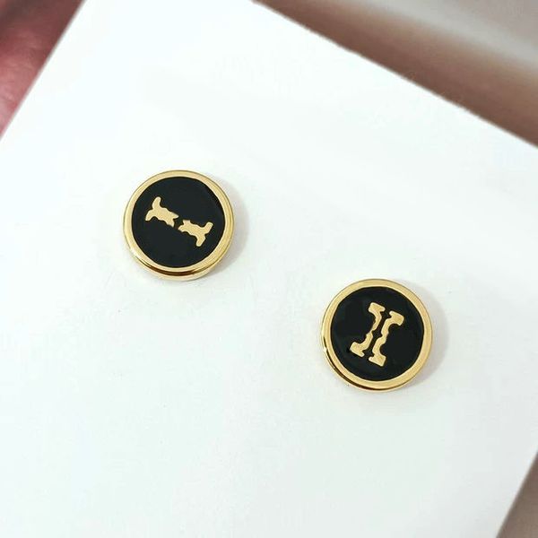 

men women fashion earrings classic pattern stud 4 colors casual style simplicity jeweley, Golden;silver