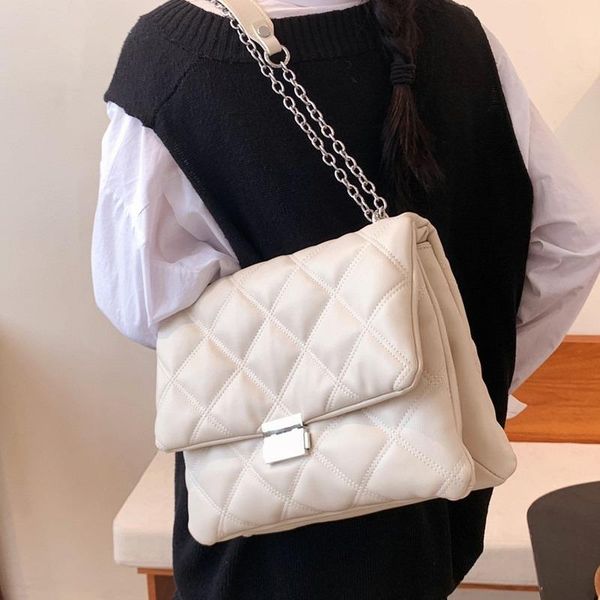 

evening bags autumn versatile 2021 chain messenger bag high sense single shoulder small square women's handbags