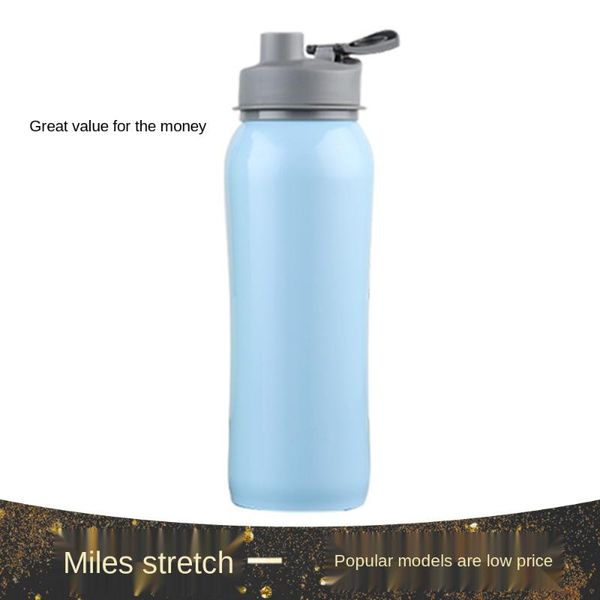 

water bottles type of outdoor sports stainless steel vacuum flask, portable single-layer insulation high-grade flask