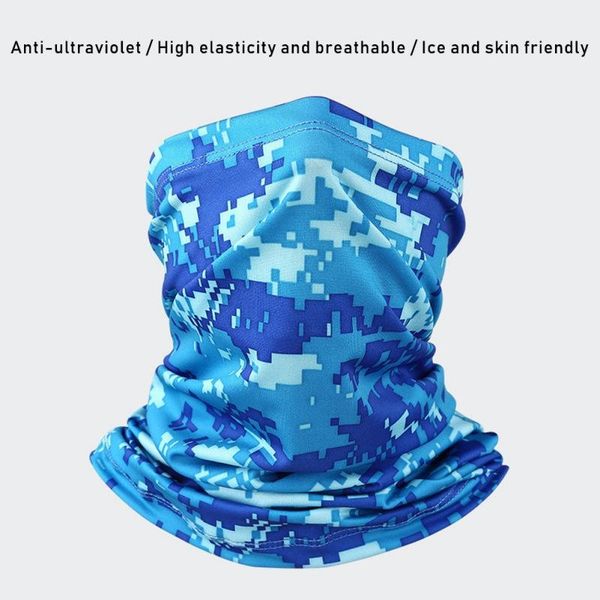 

cycling caps & masks military tactical bandana summer face scarves neck gaiter cover for men women tubular head mask scraf camo anti-uv wind, Black