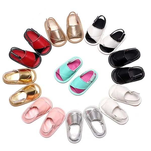 

sales of children's sandals summer new walking baby soft soled shoes