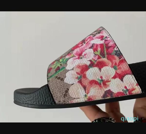 Designer-2022 Sandalen Damen Herren Große Größe US5- US13 Blütenmischung 100 Modelle Blumentiere Slide Sommermode Breiter flacher Slipper