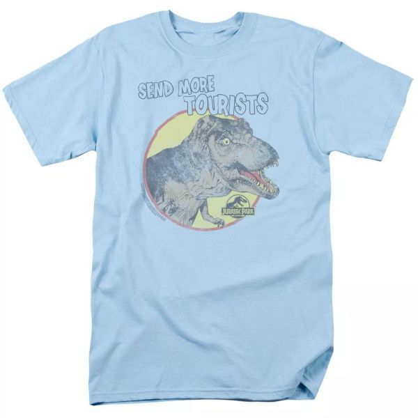 

jurassic park more tourist t-shirt sizes s-3x new, White;black