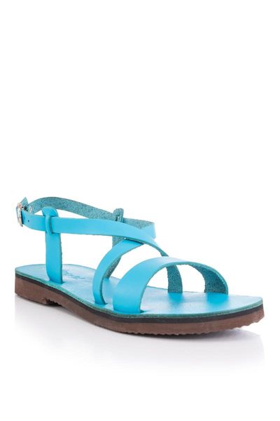 

sandals handmade genuine leather blue women sandals-basement, Black