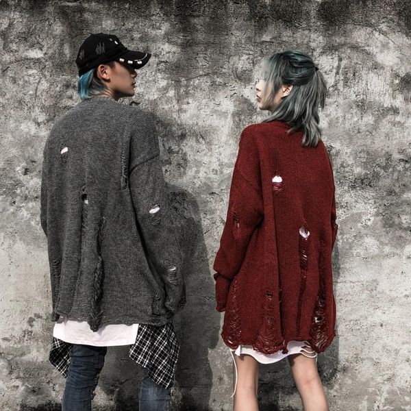 

men's sweaters embroidered hip-hop for men and women cardigans oversize fashion ins knit, White;black