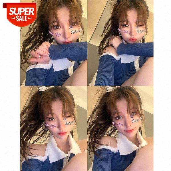 

[seine lake] spliced strapless slim dress looks thin, ladies style women's long-sleeved tide #gu25, White;black