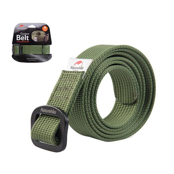 

naturehike nylon quick-dry belt outdoor tactic waistband camping nh15k001-yd waist support, Black;gray