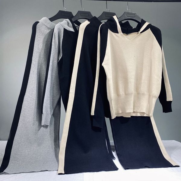 

sweaters 2-piece nightgown women's tracksuits wear + female's "s oversize shirt broad leg pants define a466, White;black
