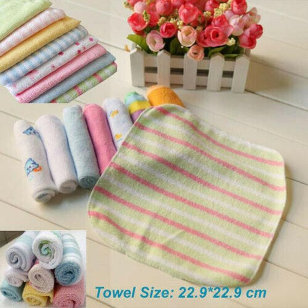 

towel 8pcs baby infant born soft bath washcloth bathing feeding wipe cloth