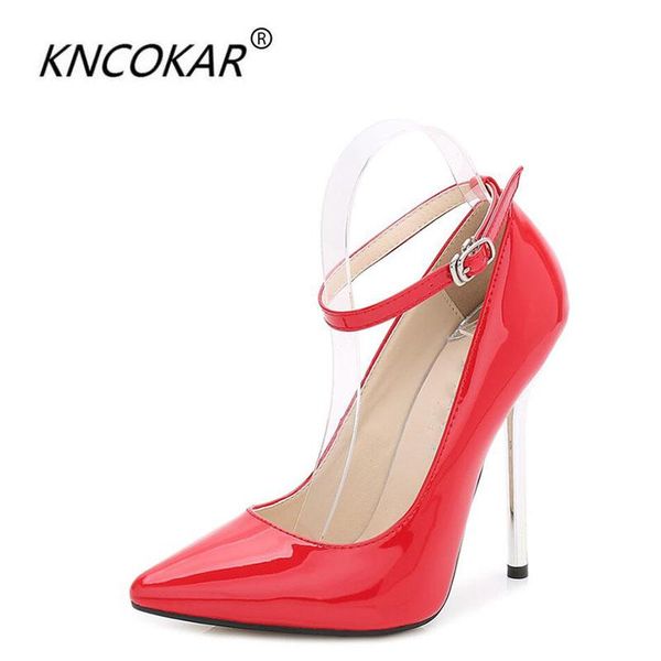 

women's fashion ultra high heel 13 cm electroplated metal extra large size single - heeled shoes dress, Black