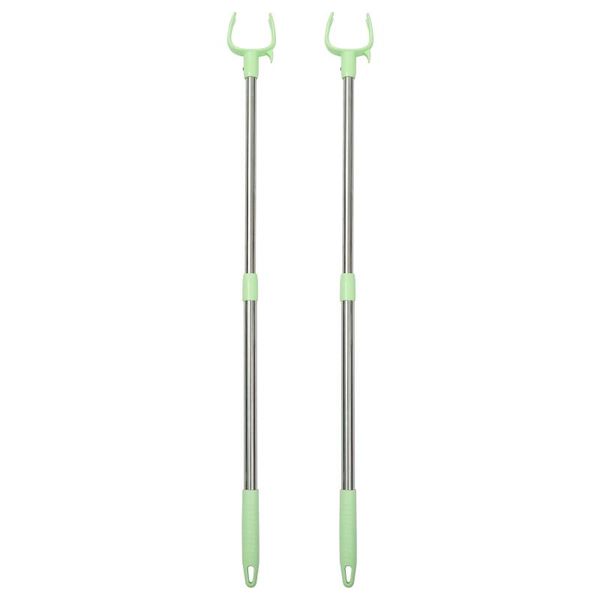 

hangers & racks 2pcs professional home clothes rod retractable fork durable pole